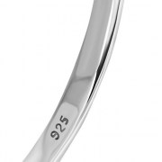 Plain Solid Sterling Silver Celtic Trinity Knot Ring, rp791